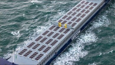 Wattlab's innovative solar flatrack power system, ready for rollout on bulkers.